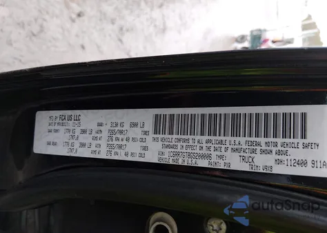 2016 Ram 1500 Slt z USA, uszkodzony, nr VIN 1C6RR7GT8GS200006